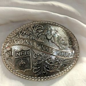 1992 National Finals Rodeo commemorative belt buck
